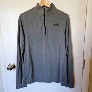 The North Face Quarter-Zip Shirt | Women's Size Large | Flashdry | Gray